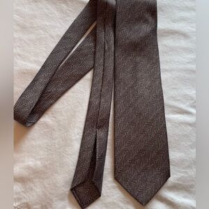 Bvlgari Chevron Patterned Tie